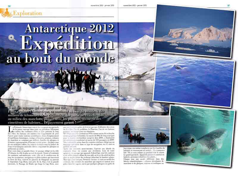 Actu : Corsaires d'Ango : Expédition Antarctique 2012