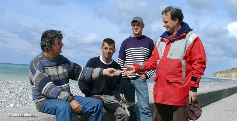 Jean-Claude Ridel, Yann Houet, Baptiste Prévost et René Tamarelle 