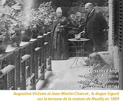 Les Charcot sur la  terrasse à Neuilly