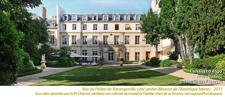 Hôtel de Varangeville côté jardin