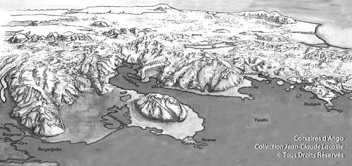 La baie de Faxa (Faxaflói) 