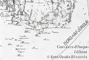 Carte du Borgafjorður