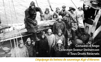 L'équipage du bateau de sauvetage Ægir
