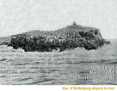 Vue de la mer d'Höllubjarg