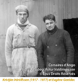 Kristjàn Þórólfsson (1917 - 1977) et Eugène Gonidec (1906 - 1984)