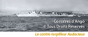 Le contre-torpilleur Audacieux