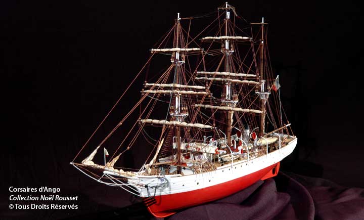 Maquette du Pourquoi-pas ? de Noël Rousset